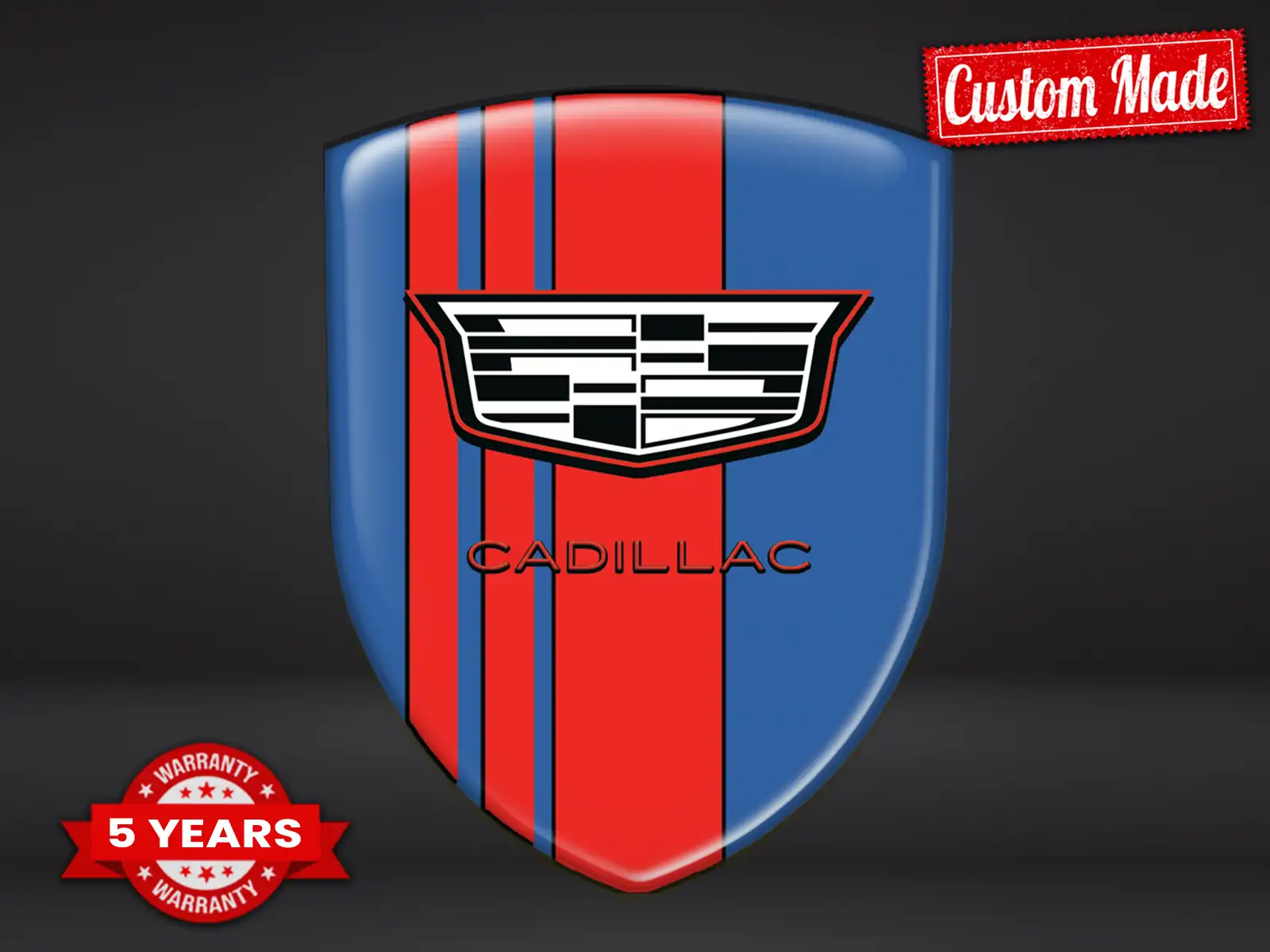 Cadillac Pegatina Relieve Premium Drift Universal Lujo ST
